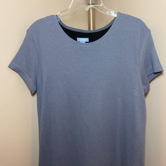 Horny Toad Women's Gray Super Soft Stretchy Short Sleeve Crewneck T-Shirt Dress - Picture 2 of 13